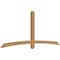 Ekena Millwork Bellingham Timber Gable Bracket, Western Red Cedar, 96"W x 40"H x 3 1/2"D x 3 1/2"F, 10/12 Pitch GBW096X40X0404BEL00SWR - alternate 4